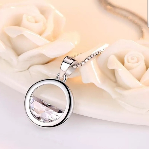 New 925 sterling silver jewelry round retro Romant - Picture 2 of 5